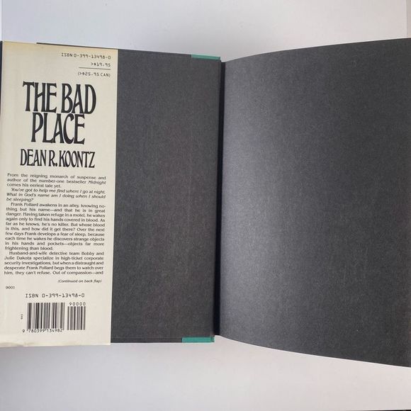 2/$30 - The Bad Place by Dean R. Koontz - Picture 6 of 14
